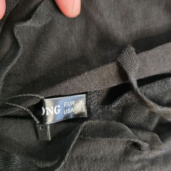 Dibaolong Athletic Set Women's XL Black Sleeveless Hoodie & Drawstring Shorts - Picture 7 of 14